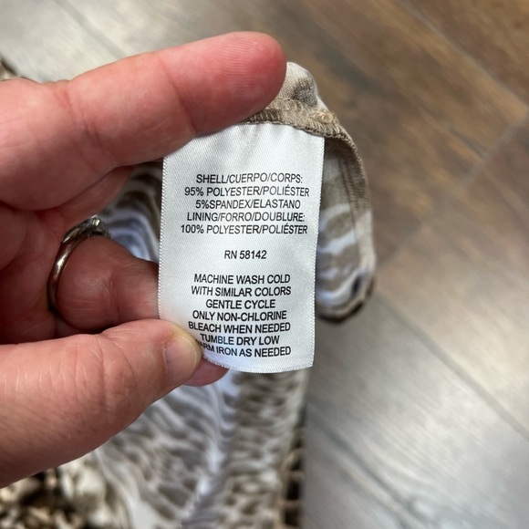 London times cheetah print maxi SZ 8 - Picture 2 of 6